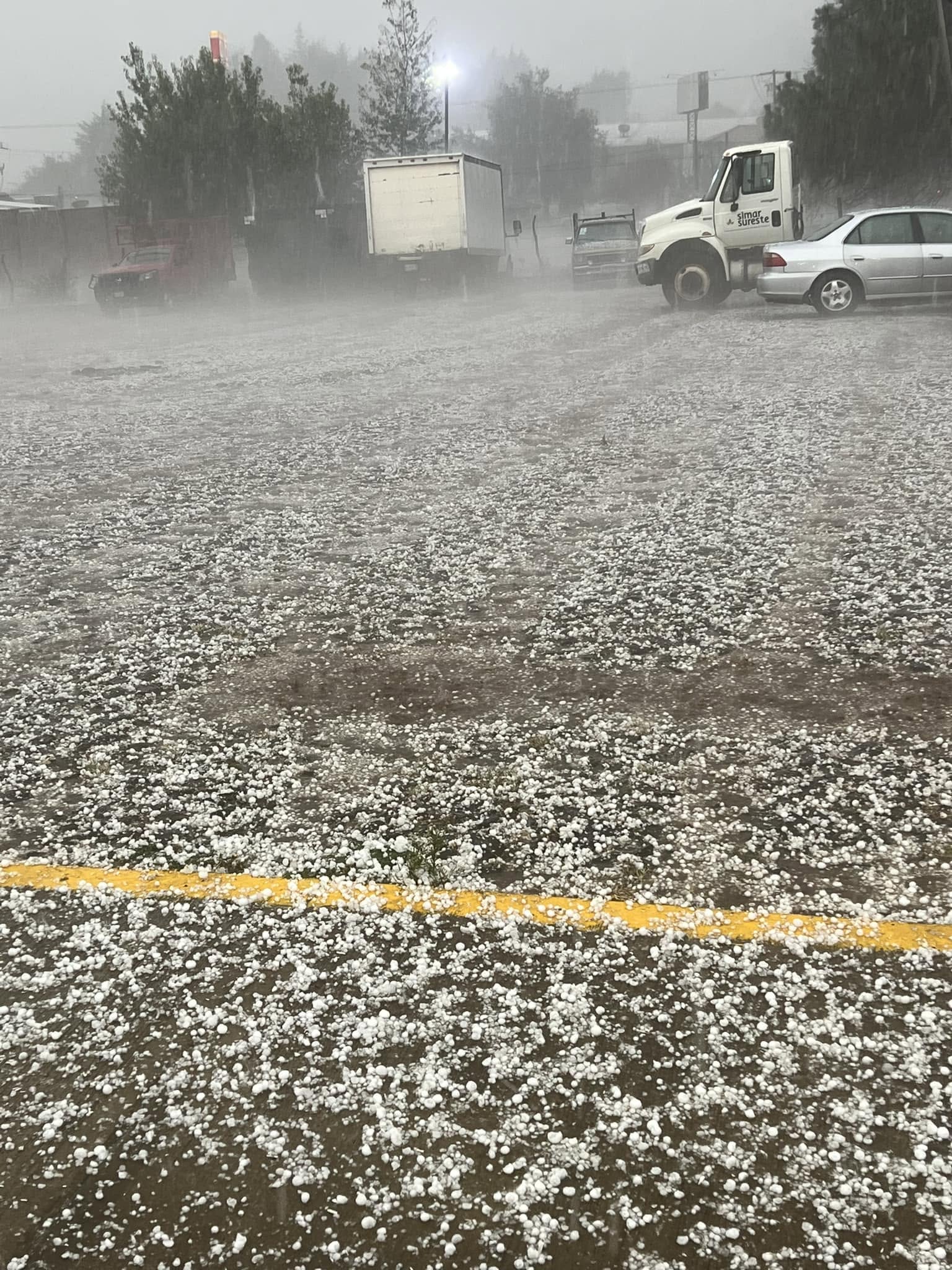 Mazamitla hail storm
