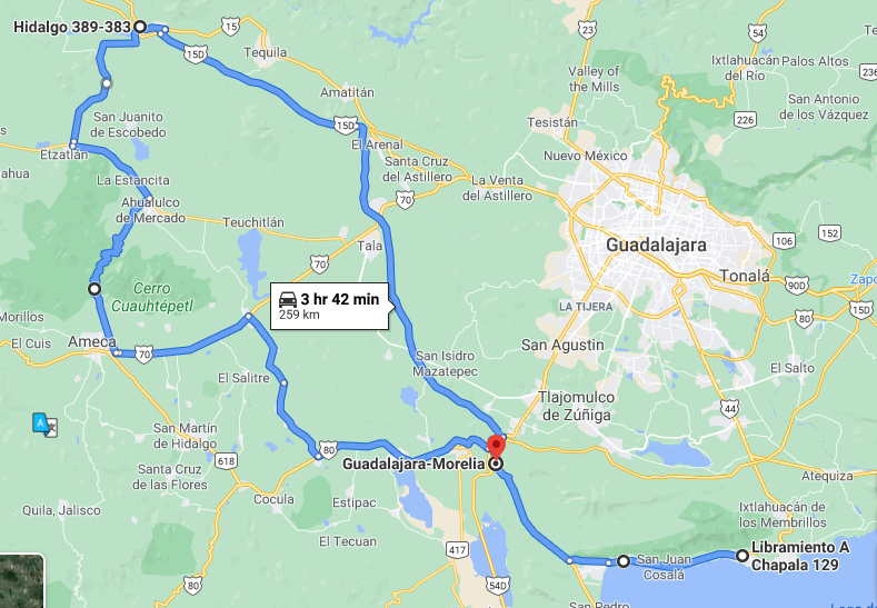 Magdalena Pollo ride map