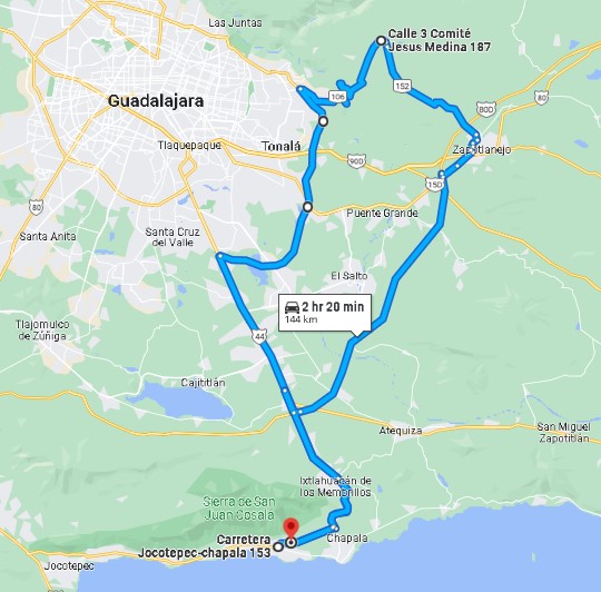 Matatlan (alt) ride map